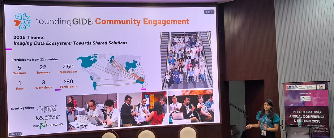 foundingGIDE at india bioimaging